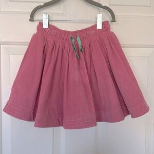 Mini Boden girls pink corduroy skirt. Size 6-7y.
